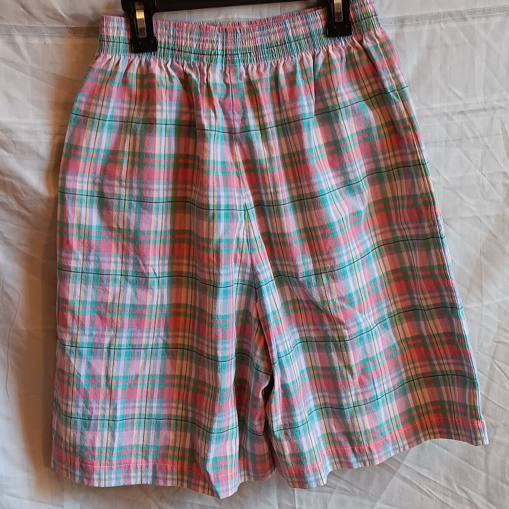 Vintage Ladies Koret Multicolor Plaid Shorts - Picture 2 of 11